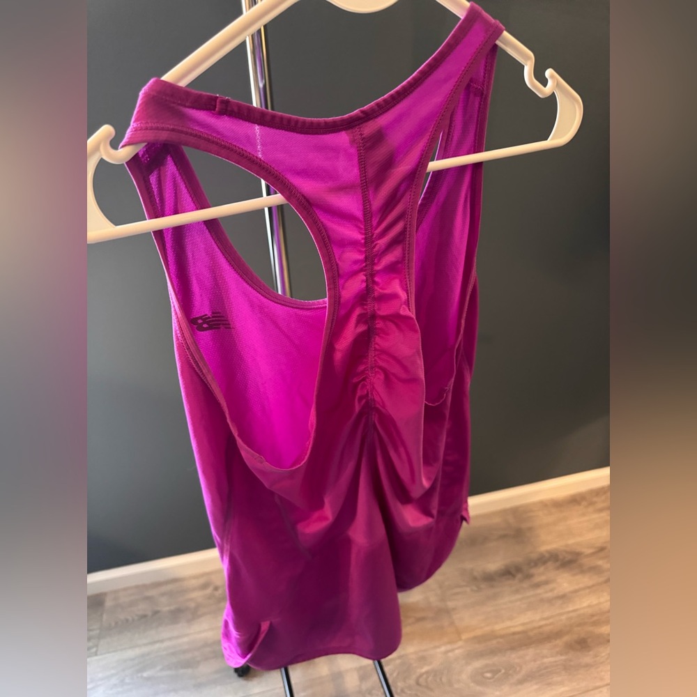New Balance Fuchsia Racerback Tank - Picture 5 of 5